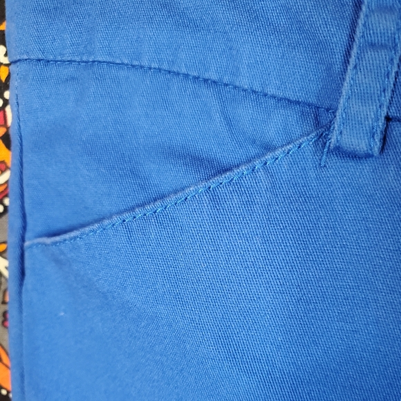 Larry Levine Petite Bright Blue Flate Front Slant Pockets Pants Womens 6P. - Picture 3 of 11